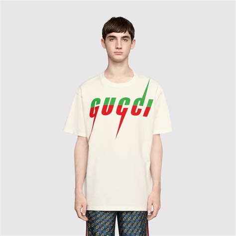 maglietta gucci blade|Gucci t-shirt blade print.